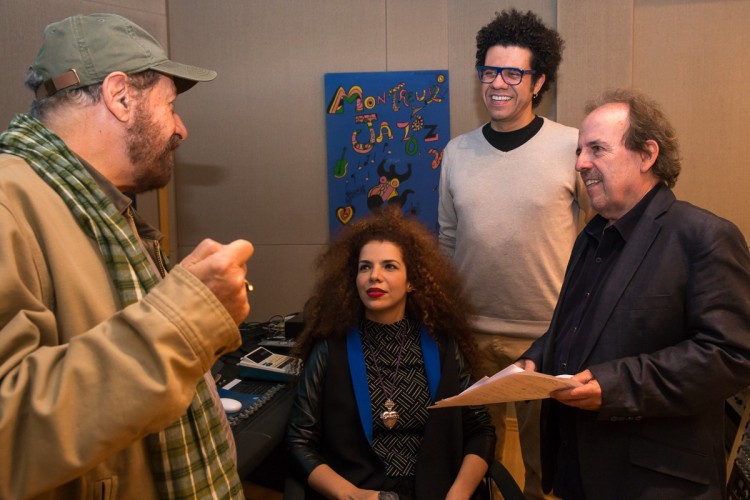 João Bosco, Vanessa da Mata, Hamilton de Holanda e o produtor Mazzola